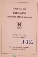 Heald-Heald Set Up Operating Instructions Maint Style 46B Bore-Matic Boring Manual-Bore-Matic-Style 46B-01